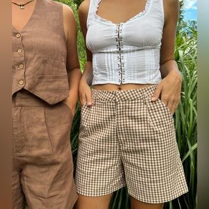 Brixton Gingham Shorts